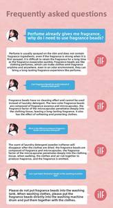 Perlas Aromáticas IIF de Doble Color con Aroma Floral para Lavandería, Fragancia Duradera, Suavizante de Ropa, Desodorante, Perlas Aromáticas Sólidas - Product Image 5