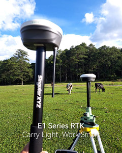 Base et ensemble E1 Lite avec batterie 20h GNSS IP67 -30~65 pour la cartographie topographique - Product Image 2