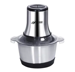 Home Kitchen Chopper Food Grinders Cheap Stainless Steel Small Best Meat Chopper Automatic 2L 3L Electric Meat Grinder For Sale