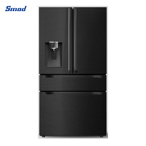 Réfrigérateur à portes françaises en acier inoxydable Smad avec distributeur d'eau et machine à glaçons - Product Image 2