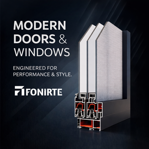 Fabricant chinois <span class=keywords><strong>de</strong></span> fenêtres et portes fixes modernes à double vitrage en verre trempé <span class=keywords><strong>PVC</strong></span> insonorisées pour chambre à coucher, salle <span class=keywords><strong>de</strong></span> bain, villa - Product Image 5