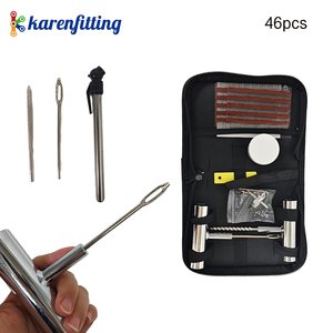 Kit de Reparación de Neumáticos de Emergencia de 46 Piezas, Herramientas de Reparación de Neumáticos sin Cámara para Automóviles y Motocicletas - Product Image 2