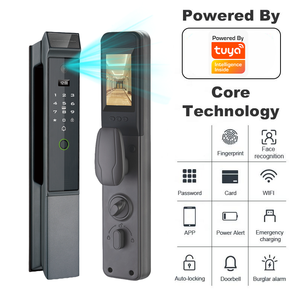 Cerradura Inteligente Totalmente Automática con Cámara e Intercomunicador Activo para Puertas de Madera con Desbloqueo por Huella Dactilar, Contraseña y Control Remoto Tuya - Product Image 2
