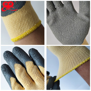 Gants isolants en caoutchouc Chuangxin CX277 400V, antidérapants, avec bouts des doigts texturés, gants de sécurité pour électriciens - Product Image 3