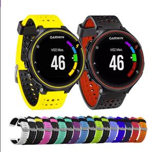Correas de goma para reloj <span class=keywords><strong>Garmin</strong></span> <span class=keywords><strong>Forerunner</strong></span>, <span class=keywords><strong>correa</strong></span> de silicona de doble color, 220, 230, 235, 620, 630, <span class=keywords><strong>735</strong></span> - Product Image 3
