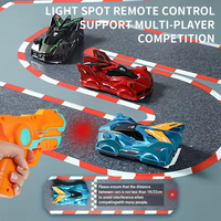 Coche de Acrobacias Teledirigido para Escalar Paredes y Techos con Sensor IR Infrarrojo, Seguimiento de Luz, Iluminación y Función Sígueme en Gravedad Cero