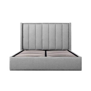 <span class=keywords><strong>Letto</strong></span> matrimoniale moderno imbottito con contenitore a scomparsa, ecologico e salvaspazio, con struttura a piattaforma per appartamenti - Product Image 6