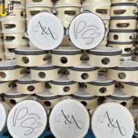 Personal Designed Artificial Wood Tambourine for Weddings Party Bible Church KTV Christmas Celebrate Four Inch Drum on Sale