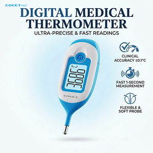 Lecture rapide 10 secondes prédiction poussière et thermomètres numériques étanches thermomètre rectal médical bébé - Product Image 5