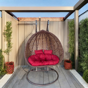 Silla Colgante Tipo <span class=keywords><strong>Huevo</strong></span> para Jardín, Patio, Balcón, Silla Colgante Doble para Jardín - Product Image 4