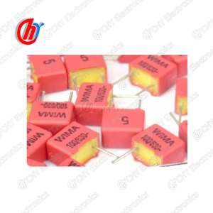 Condensador de película WIMA 100PF 100V 100P 101 original, nuevo, paso de 5mm, rojo, Weima Fever, condensador WIMA 100PF 100V/100P/101 - Product Image 1