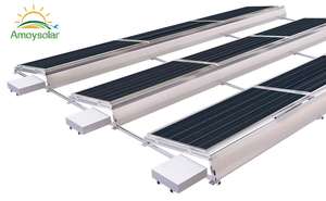 Support de fixation solaire pour toit plat en aluminium Xiamen Amoy, fixation sur poteau, livraison directe d'usine. - Product Image 2