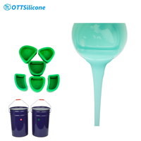 Caoutchouc de silicone liquide 30A pour la fabrication de moules en béton, caoutchouc de silicone RTV-2