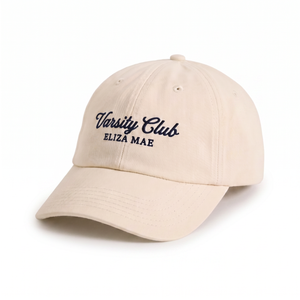 OEM Custom 6 Panel <b>Flat</b> Embroidery Logo Baseball Caps Washed Cotton Unstructured Dad <b>Hats</b> - Product Image 2