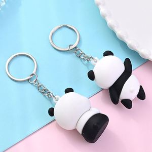 Porte-clés Panda en Gros, Porte-clés en Caoutchouc 3D Dessin Animé, Pendentif Animal Mignon en PVC, Pendentif de Sac, Porte-clés Panda - Product Image 3