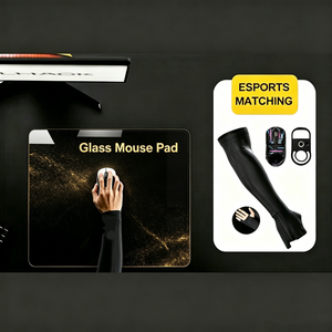 Manchettes de jeu en spandex à motif personnalisé avec trous pour les pouces pour les joueurs d'e-sport - Product Image 2
