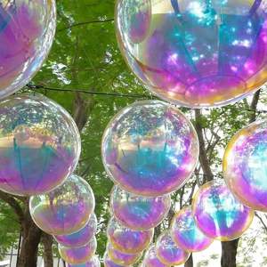 Boule de miroir gonflable irisée ballons brillants sphère de miroir de PVC boule de disco jeu de boule de miroir grands ballons pour la fête de festival - Product Image 4