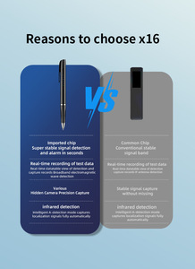 <span class=keywords><strong>Detector</strong></span> de Sinal Portátil Anti-Espionagem X16, Dispositivos de Gravação, <span class=keywords><strong>Detector</strong></span> de Câmera Sem Fio GPS GSM - Product Image 6