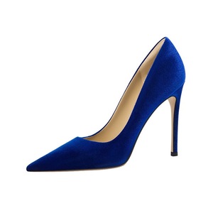 Escarpins de bureau élégants pour femmes à talons fins, semelle intérieure en PU, tendance mode, coupe ajustée à la cheville, bout pointu, couleur unie, à enfiler - Product Image 1