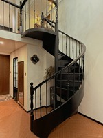 Escalier en colimaçon flottant Prima, personnalisé, invisible, à haute capacité de charge, pour villa moderne, loft, escalier en colimaçon flottant