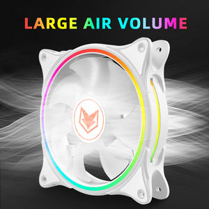 Coolmoon Speciale Aanbieding Reverse Argb <span class=keywords><strong>Fan</strong></span> Neon 5v3pin Computerventilator 120Mm Dun Diafragma Lage Ruis Gaming Pc Koelventilator - Product Image 4