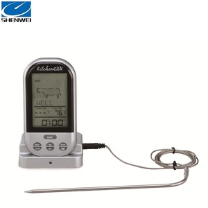 <span class=keywords><strong>Thermomètre</strong></span> de cuisine <span class=keywords><strong>sans</strong></span> <span class=keywords><strong>fil</strong></span> à écran LCD numérique pour <span class=keywords><strong>barbecue</strong></span>, cuisson de la viande, des aliments, du gril, du four, du fumoir et de la température. - Product Image 2