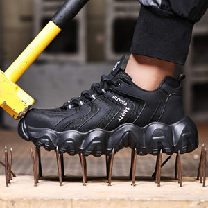 Chaussures de sécurité pour hommes, chaussures de sport de plein air, chaussures de sécurité de randonnée à embout en acier - Product Image 2