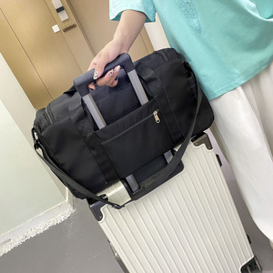 Classiche borse da uomo e da donna per il fine settimana con tasche per <span class=keywords><strong>scarpe</strong></span> sotto il sedile per uso guardaroba - Product Image 3