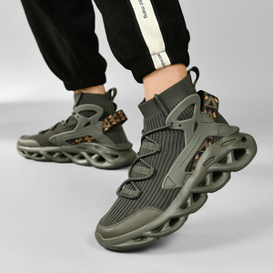 Men's High-Top Casual Sports <b>Shoes</b> Stylish Versatile Anti-Slip Tennis <b>Shoes</b> Comfortable Daily Walking Basketball Breathable - Product Image 6