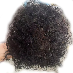 Prótesis capilar para hombre estilo rizado, base australiana, 80% de densidad - Product Image 2