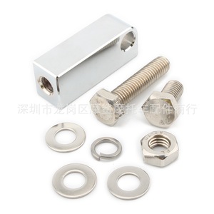 Motorcycle Headlight Extension <b>Bracket</b> CNC Aluminum <b>Black</b> Electroplated Modification Mounting <b>Bracket</b> - Product Image 4