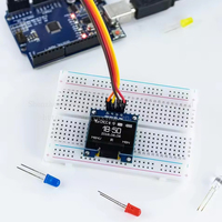 Módulo de pantalla OLED de 0,96 pulgadas, 128x64, 1306, 3,3, V-5V, azul, amarillo, blanco, Compatible con Arduino ESP32 ESP8266