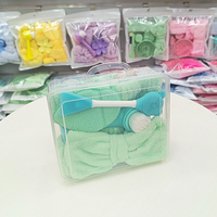 Ensemble de bandeaux de spa, kit de soins du visage avec bandeau, brosse à visage en silicone, outils cosmétiques pour filles, lavage du visage, OEM