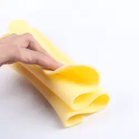 Peau d'entraînement en silicone pur jaune 30x20x0.3cm pour maquillage permanent, idéale pour débutants, pour la pratique du tatouage corporel