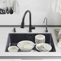 Évier de cuisine moderne multifonction à cuvette unique Évier de cuisine commercial sous plan évier en acier inoxydable 304