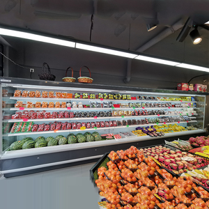 Refrigerador Multipuertas Abierto para Supermercado, Exhibición de Bebidas y Frutas, <span class=keywords><strong>Congelador</strong></span> <span class=keywords><strong>sin</strong></span> Puerta de Vidrio - Product Image 3