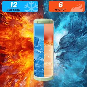 Gobelet isotherme réutilisable personnalisé en acier inoxydable pour café et thé, 350 ml, 500 ml, 12 oz, 16 oz, bouteille droite, tasse de voyage sous vide - Product Image 5