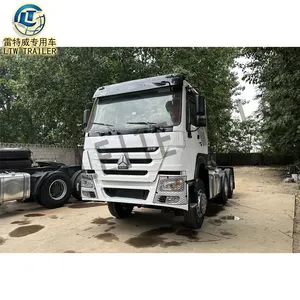 SINOTRUK 371hp 375hp euro 2 6X4 yeni ve satılık HOWO traktör kafa römork traktör kamyon kullanılır