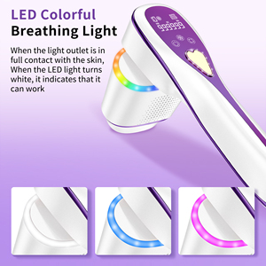 Épilateur IPL portable sans fil rechargeable pour usage domestique, refroidissement par glace rotatif, épilation au laser permanente indolore - Product Image 5