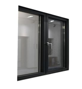 Aluminium insonorisé de qualité supérieure coulissant à volet fixe Bronze anodisé auvent Louvre Sash Cottage Windows - Product Image 5