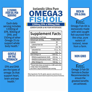 Huile de poisson <span class=keywords><strong>Omega</strong></span> <span class=keywords><strong>3</strong></span> Softgels Burpless saveur citron pour l'immunité et la santé cardiaque pour hommes et femmes huile de poisson Epa Dha Softgels - Product Image 3