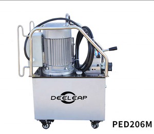 ปั๊มไฮดรอลิกแบบพกพา PED206M-13L แบบสองทาง 700 บาร์ 110v/220v ปั๊มน้ำมันขนาดเล็กแบบแมนนวล ปรับทิศทางการไหลได้ แรงดันสูง - Product Image 4