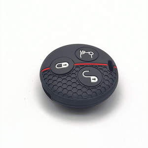 Porte-clés de voiture en silicone pour Mercedes Benz <span class=keywords><strong>SMART</strong></span> <span class=keywords><strong>Fortwo</strong></span> 450 Forfour Roadster City Body Cover Protection - Product Image 3