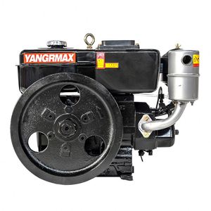 Moteur diesel monocylindre Yangrmax ZR175 à démarrage manuel, 6 CV, 4 temps, refroidi par eau, cylindrée 1,0 L, longue durée de vie, durable - Product Image 2