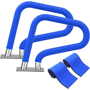 Couvertures de poignée de <span class=keywords><strong>piscine</strong></span> à glissière en néoprène de 8 pieds antidérapantes résistant aux intempéries poignée de main courante échelle de natation couverture de main courante de <span class=keywords><strong>piscine</strong></span> - Product Image 1