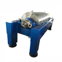 Grande centrifugeuse industrielle de décanteur d'extraction d'huile d'olive d'acier inoxydable de 3 phases pour la vente de polymère