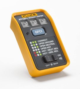 สำหรับเครื่องมัลติมิเตอร์ <span class=keywords><strong>Fluke</strong></span> ST120 เครื่องทดสอบเต้ารับ GFCI พร้อมเสียงเตือน ประเภทสินค้า มัลติมิเตอร์ - Product Image 2