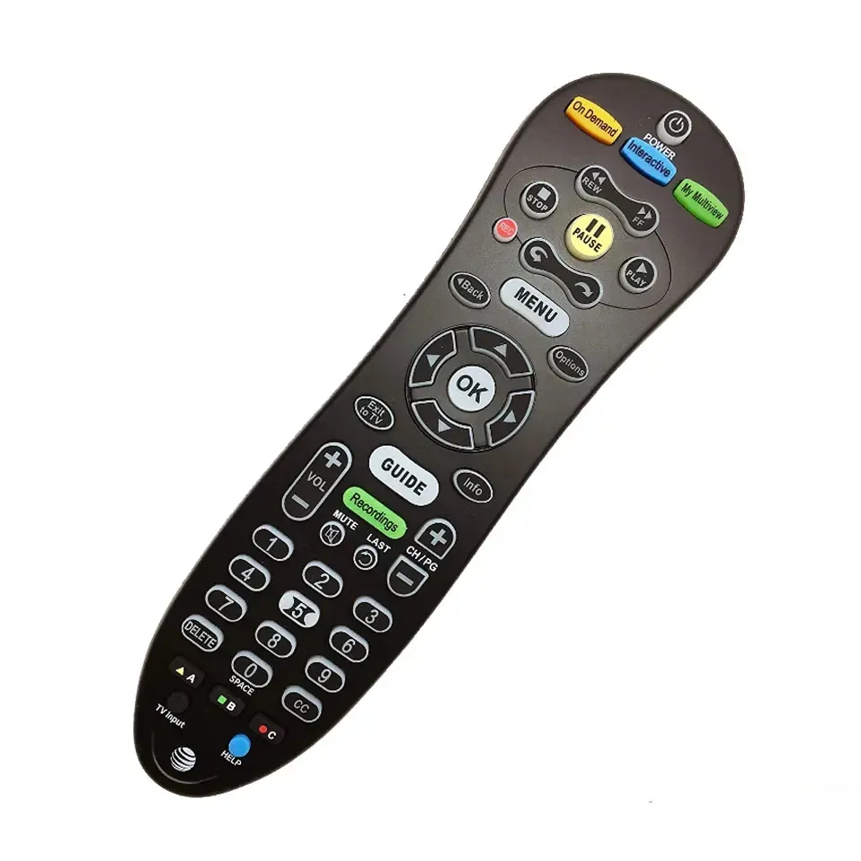 S30-S1B U-Verse Programmable IR backlit Remote Control Fit For AT&T U-Verse Standard TV Multi-Functional Remote Control