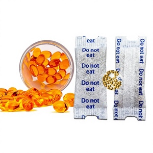 Cápsulas de Aceite de Pescado de Grado Farmacéutico, a Prueba de Humedad, Pureza del 98%, Desecante, 0.5g, Tela No Tejida con Tamiz Molecular - Product Image 1