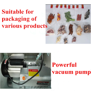 Machine électrique à emballer sous <span class=keywords><strong>vide</strong></span> les haricots, les noix, les céréales, les cartons de riz, le bois et le papier - Product Image 2